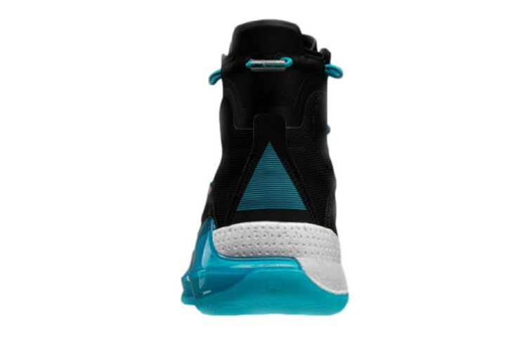 Li Ning YuShuai 13 Boom Cushioning Slip Resistant High top Performance Basketball Shoes Men’s Black Blue