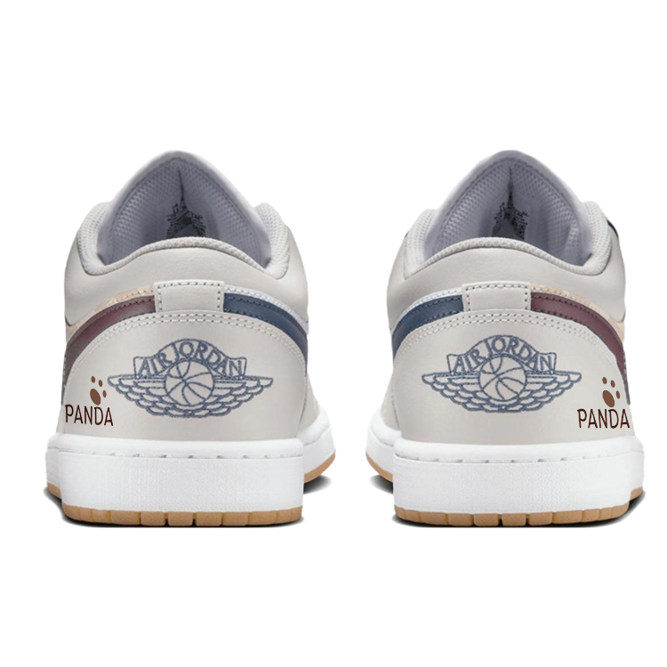 Jordan Air Jordan 1 Vintage Basketball Shoes Unisex Low Top White/Gray