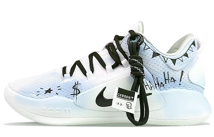 Nike Hyperdunk X Cushioning Slip Resistant Cushioning Slip Resistant Low top Basketball Shoes Men's Blue Green