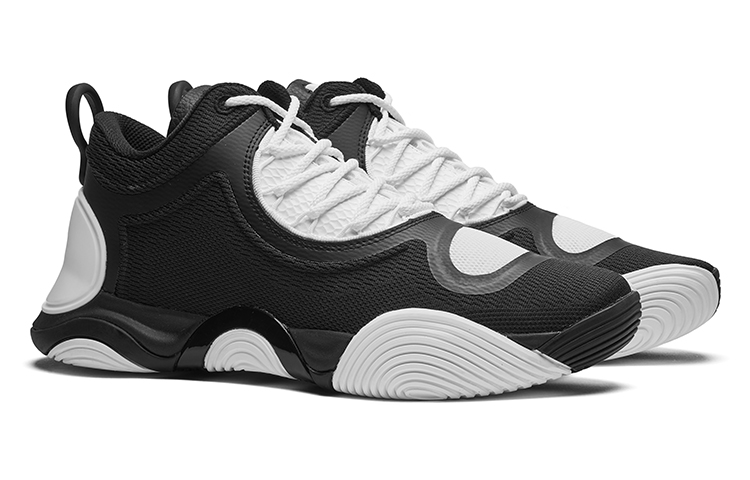 EQLZ EQUALIZER Sphere Basketball Shoes Men’s Low Top Black/White