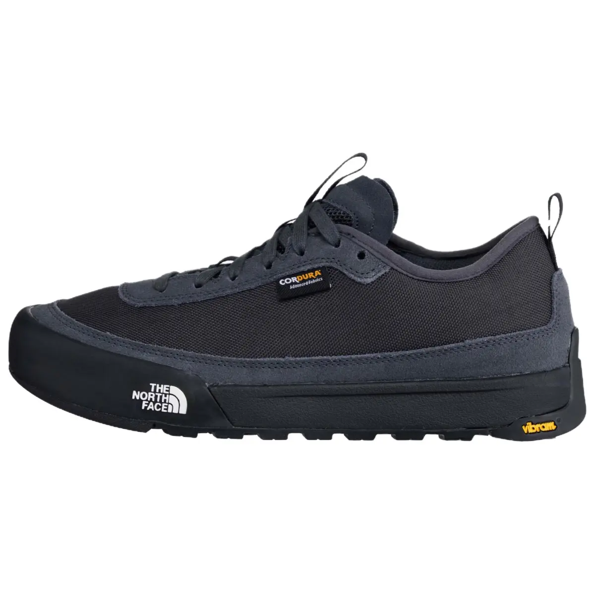 THE NORTH FACE Clyffe Textile, Leather Low top Hiking Shoes Unisex Black Gray