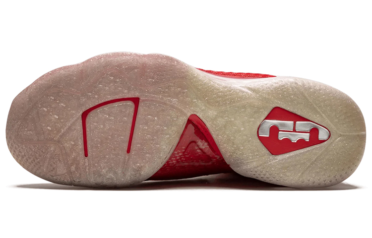 Мужские кроссовки Nike Lebron 9 Christmas (красные) — фото 6