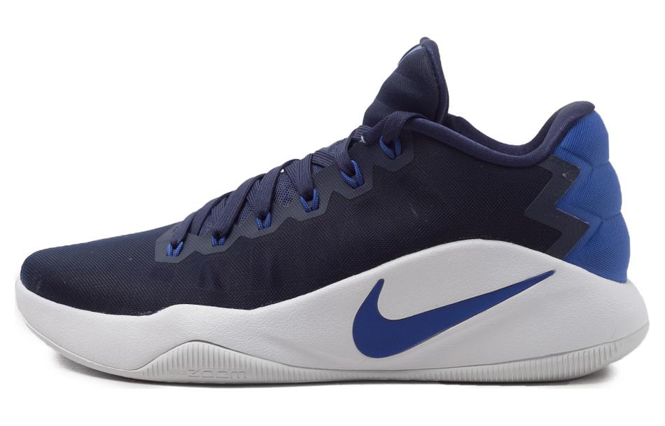 Nike Hyperdunk 2016 Cushioning Slip Resistant Cushioning Slip Resistant Mid top Basketball Shoes Men's Dark Blue