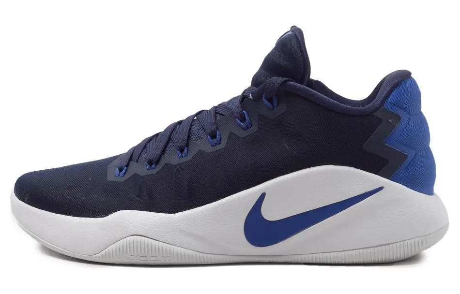 Nike Hyperdunk 2016 Cushioning Slip Resistant Cushioning Slip Resistant Mid top Basketball Shoes Men's Dark Blue