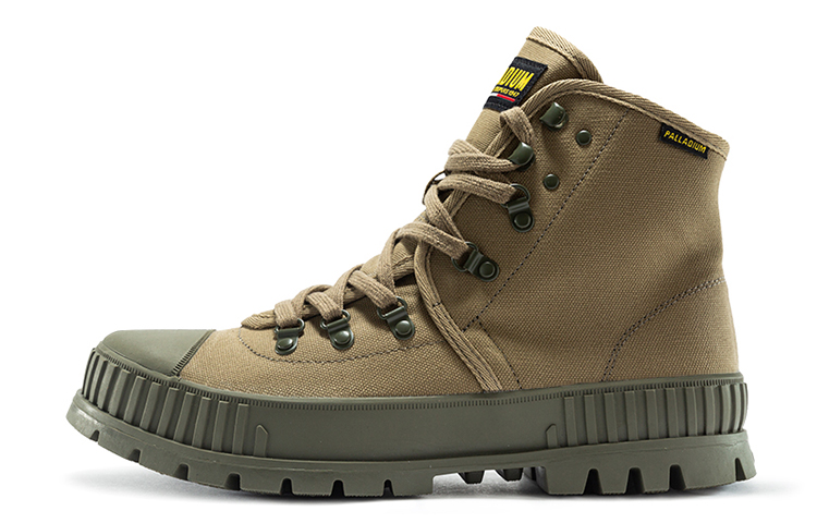 Palladium Pallashock Hkr Hi Trendy Slip Resistant, Abrasion Resistant, Lightweight High top Canvas Shoes Unisex