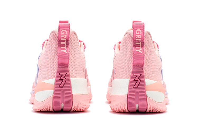 361° Big3 3.0 Pro Bougainvillea Slip Resistant Abrasion Resistant Low top Basketball Shoes Men’s Pink