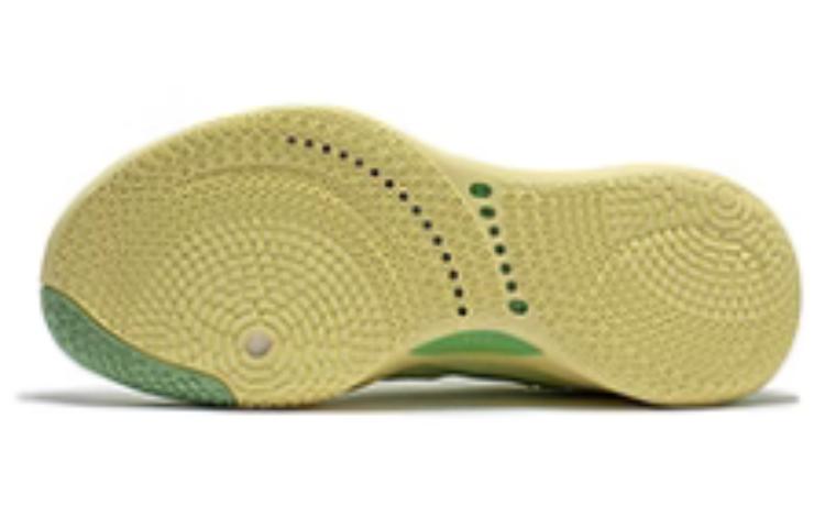 361° Burning Fight ISO Cushioning Breathable Cushioning Breathable Low top Basketball Shoes Men’s Green Yellow