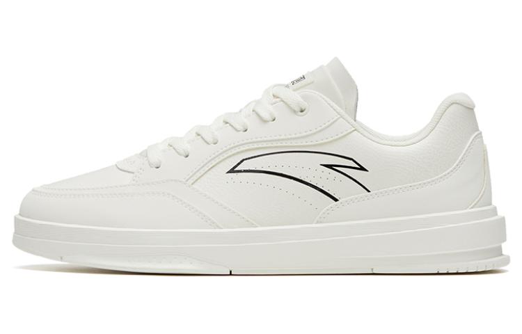 Anta Life Collection Slip Resistant Abrasion Resistant Low top Skateboard Shoes Men's White