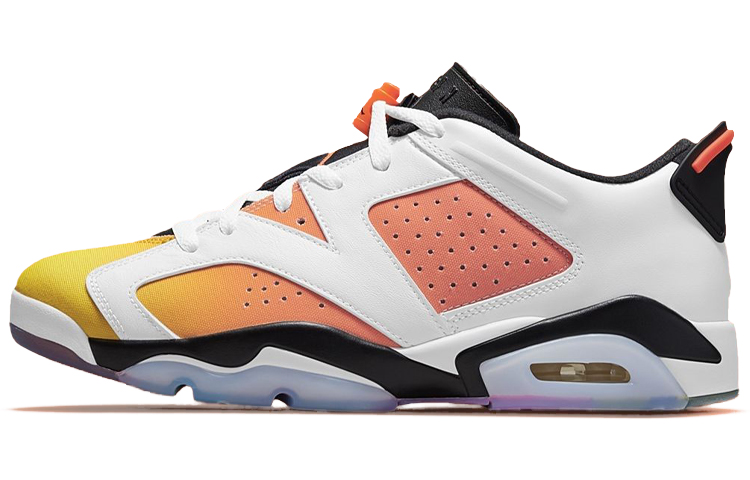 Кроссовки Jordan Air Jordan 6 retro low se "dongdan" (бело-оранжевые)