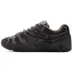 Li Ning Slip Resistant Cushioning Low top Skateboard Shoes Unisex Black Gray