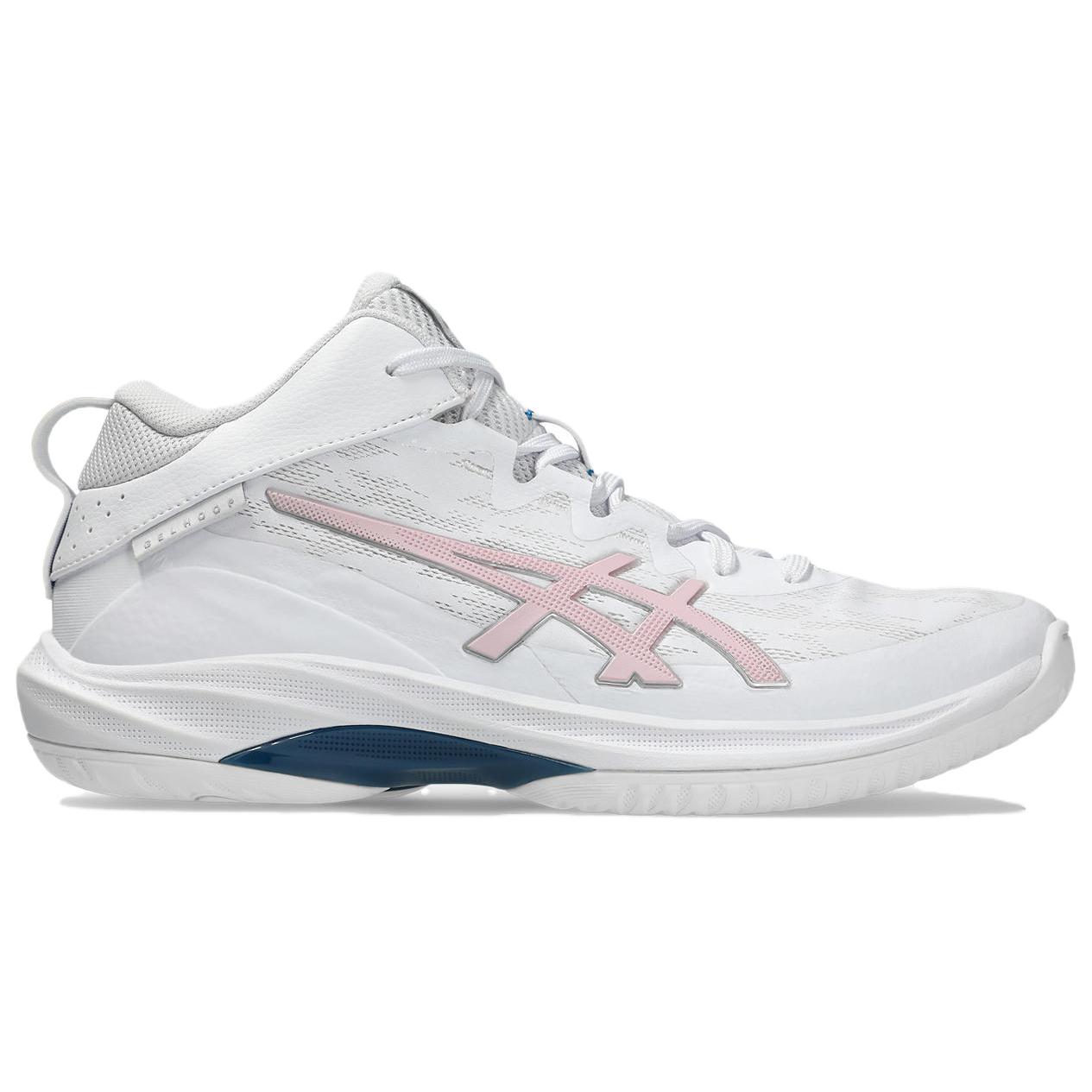 ASICS GELHOOP V17 Cushioning Abrasion Resistant Breathable Low top Basketball Shoes Unisex White Pink