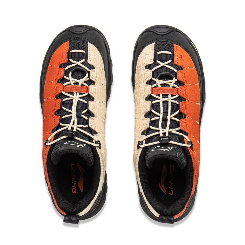 Li Ning Outdoor CF Tracing, Forest Grace SE Low top Hiking Shoes Unisex Orange Black