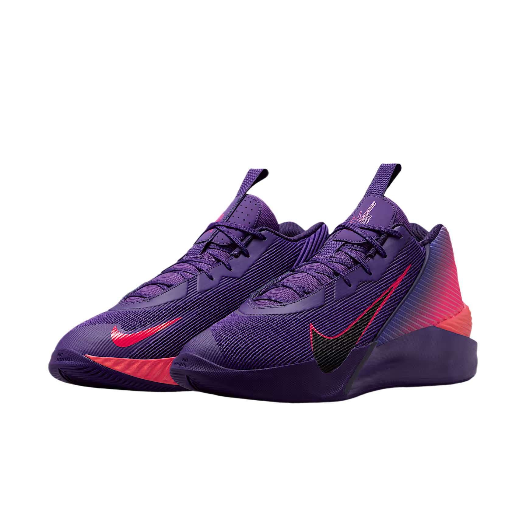 Nike G.T. Jump Academy Abrasion Resistant Breathable Mid top Basketball Shoes Unisex Purple