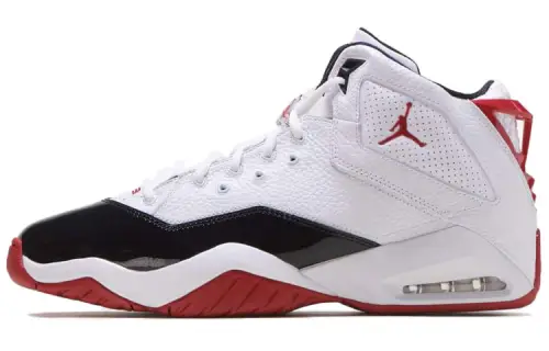 Jordan B'Loyal White Varsity Red Black
