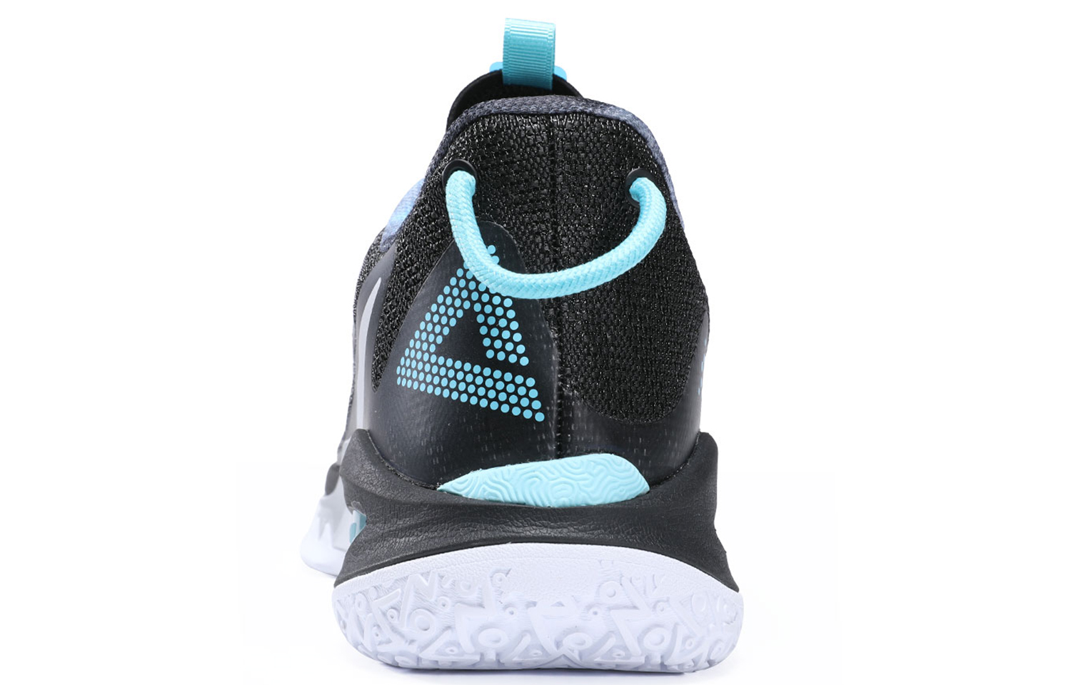 PEAK Lightning 9 Slip Resistant, Abrasion Resistant, Breathable Low Top Basketball Shoes Men's Black Silver Bullet
