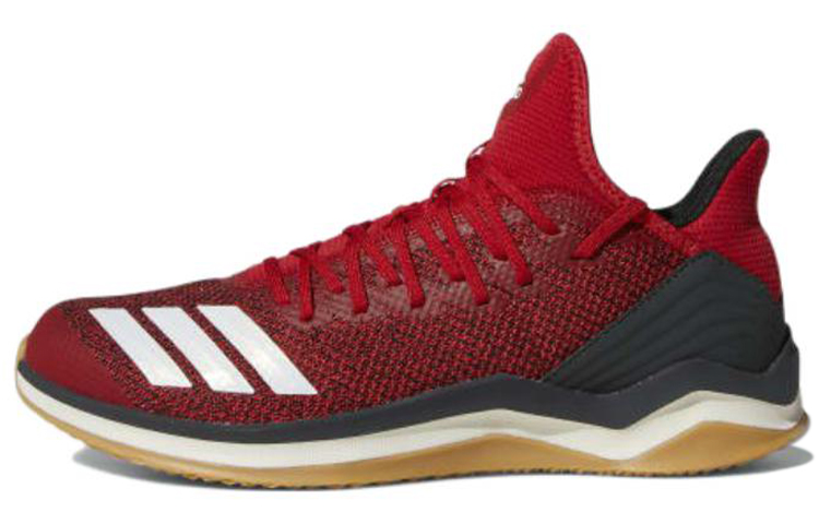 Adidas Icon 4 Trainer Fabric Comfortable Abrasion Resistant Mid top Training Shoes Men's Red