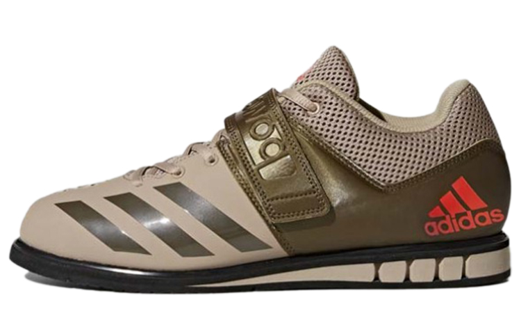Adidas Powerlift Training Shoes Men's Low Top Khaki