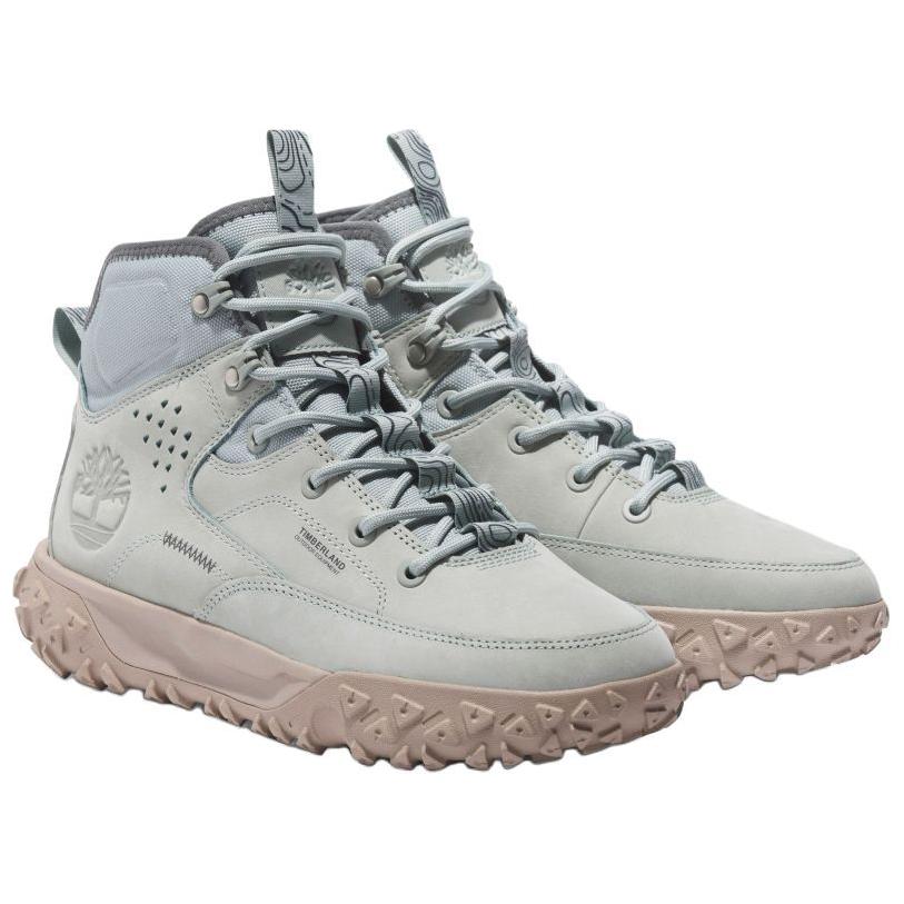 Timberland Greenstride Motion Slip Resistant Abrasion Resistant Mid top Hiking Shoes Men’s Gray