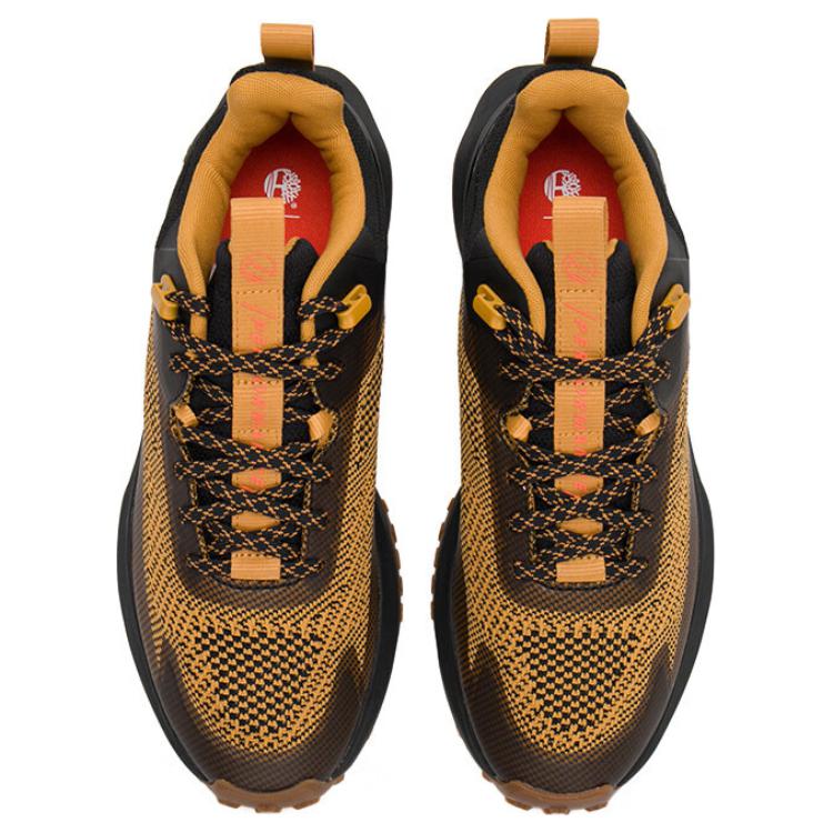 Timberland Slip Resistant Abrasion Resistant Low top Hiking Shoes Men’s Yellow Black