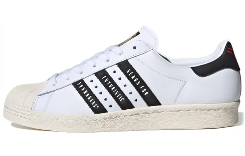 Superstar Human Made x Superstar Adidas Originals 'Gears For Futuristic Teenagers - White Black'