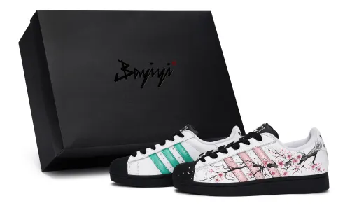 Adidas Originals Superstar 2 811 Manufacturing, Peach Blossom Splendor, Special Shoe Box