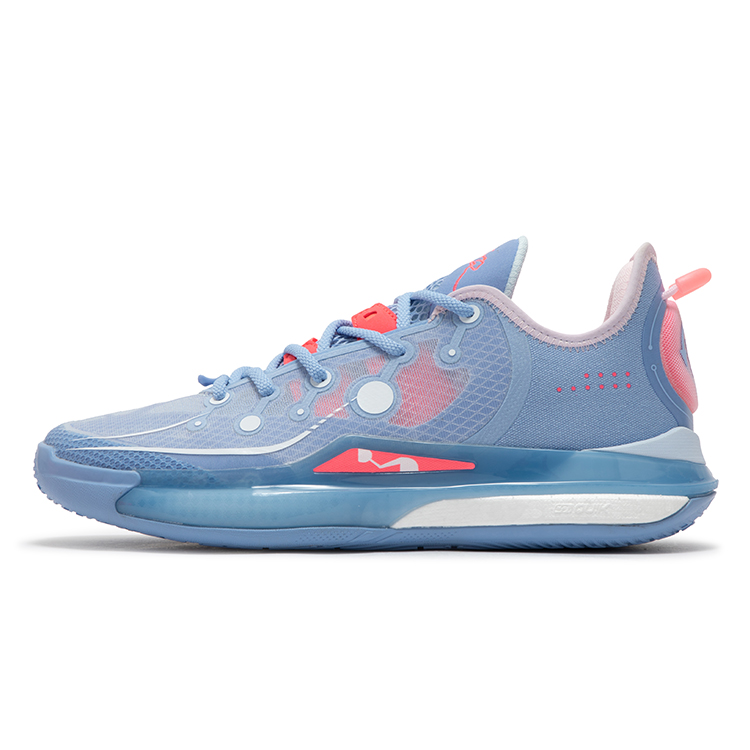 361° DVD2 SE Reverse Game Ready Cushioning, Wear Resistant Low top Basketball Shoes Men’s Blue Pink