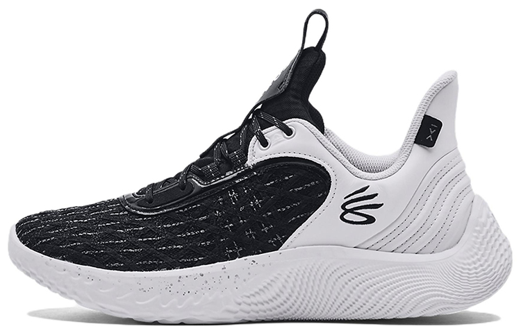 Кроссовки Under Armour Under Armour Curry 9 Flow Team (черно-белые)