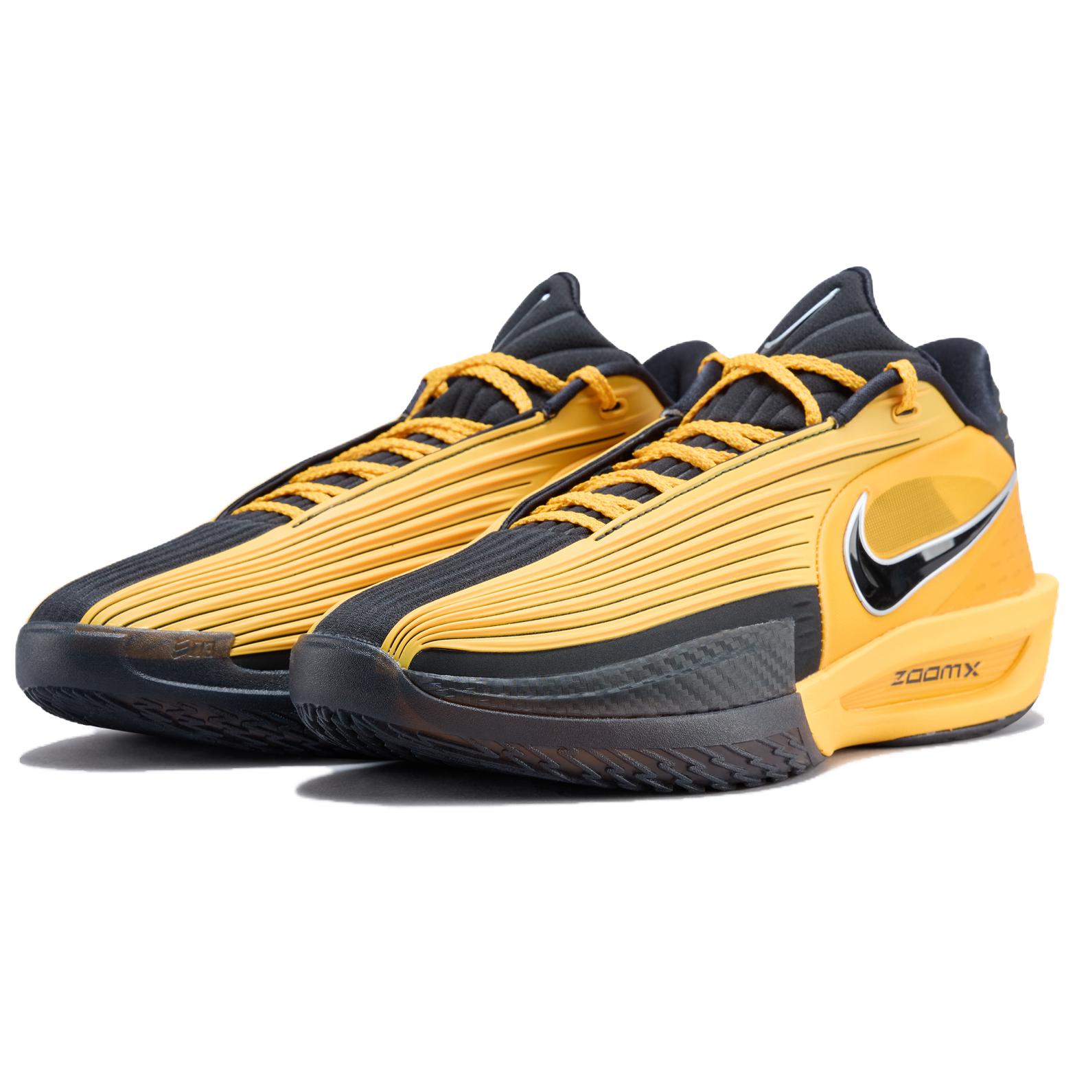 Nike GT Cut 3 Turbo Abrasion Resistant Low top Basketball Shoes Unisex Yellow
