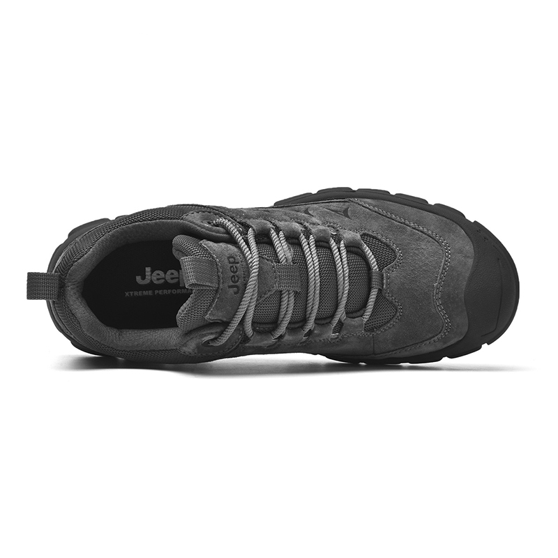 Jeep Comfortable Cushioning Slip Resistant Breathable Height Increasing Low top Mountaineering Shoes Men’s
