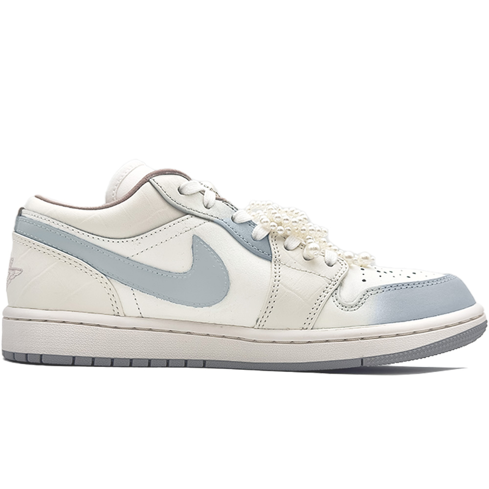 Jordan Air Jordan 1 Miss Cherished Vintage Basketball Shoes Women’s Beige White Blue