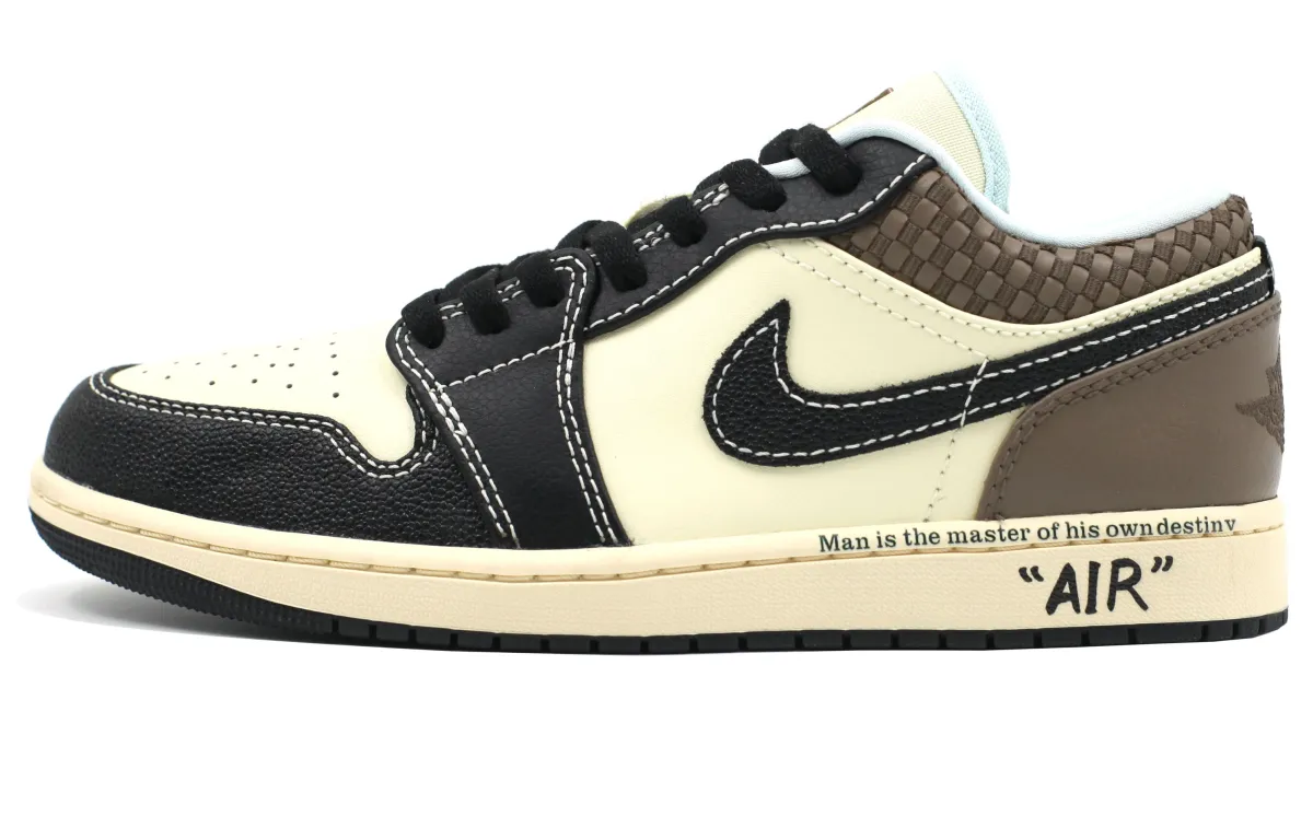 Jordan Air Jordan 1LOW SE Cushioning Slip Resistant Abrasion Resistant Low top Vintage Basketball Shoes Men's