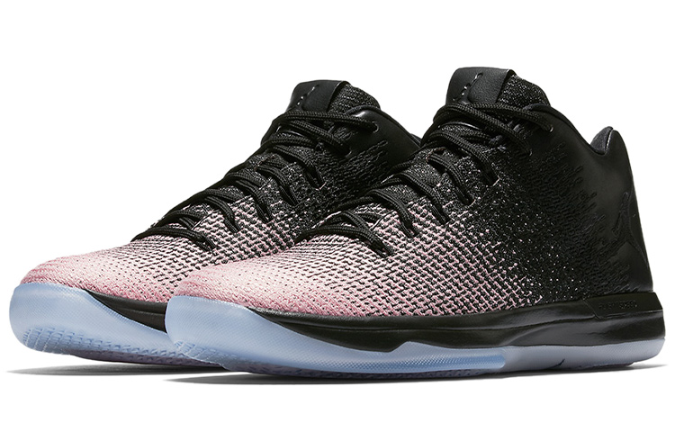 Мужские кроссовки Jordan Air Jordan 31 Low Oreo (черно-розовые) — фото 3