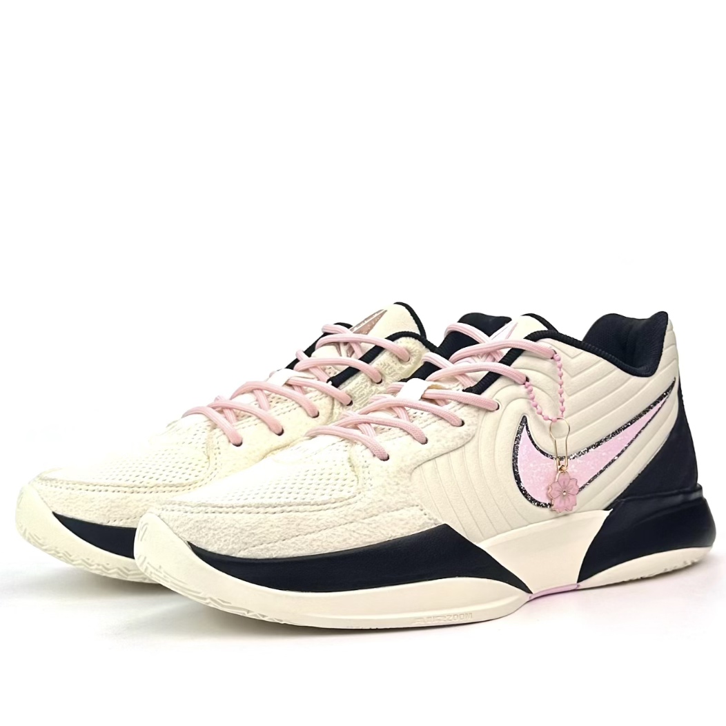 Nike Ja Morant 2 Spring Summer Cherry Blossom Girly Pink Grip Support Lightweight Anti Rollover Slip Resistant Low top
