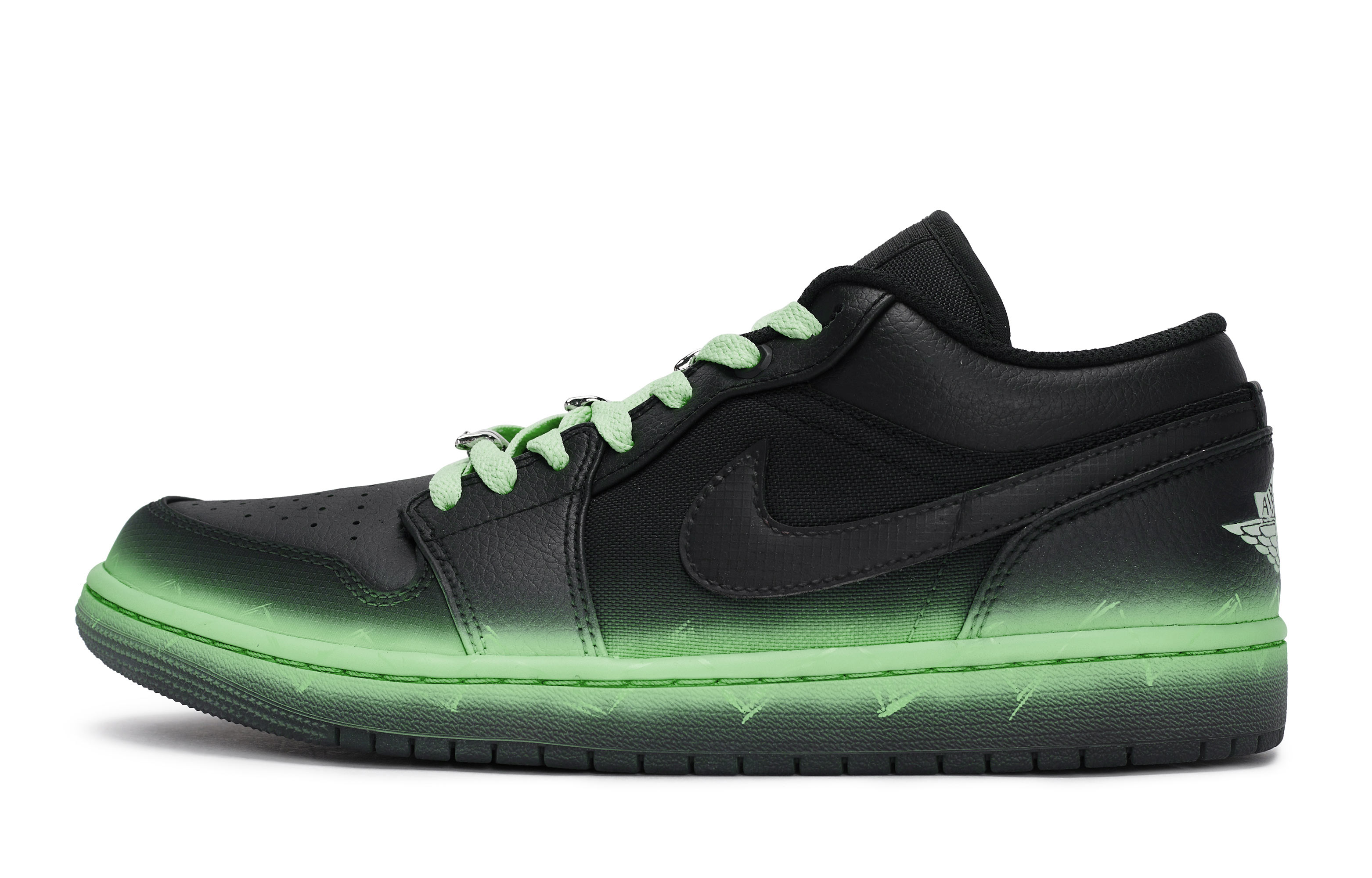 Jordan Air Jordan 1 811 Manufacturing, Current Surge Green, Special Shoe Box Slip Resistant Abrasion Resistant