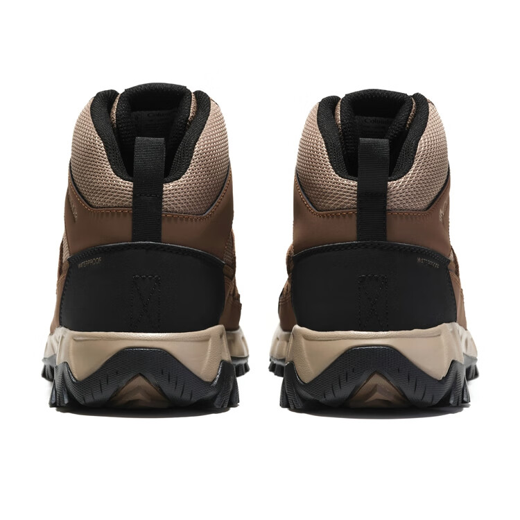 Columbia Hiking Textile, Synthetic Leather Waterproof And Breathable Lightweight High top Mountaineering Shoes Men’s