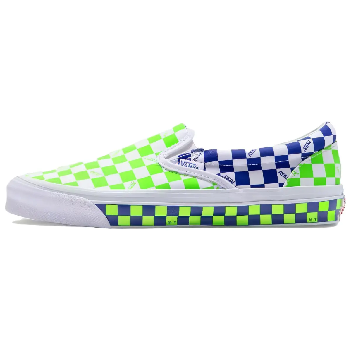 Vans Og Classic Slip On Lx 'Varsity Canvas Green Blue'