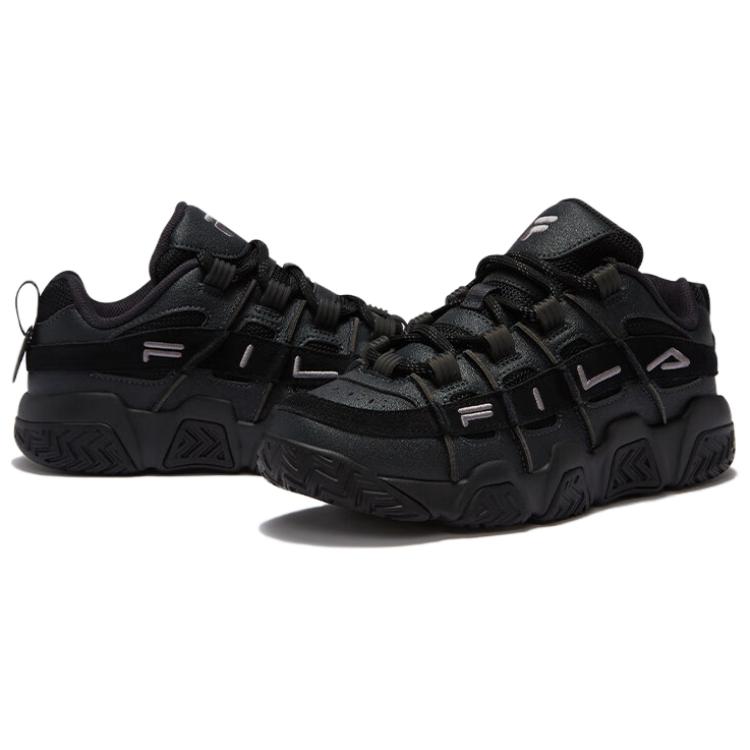 FILA FUSION BUSTER Puffy Shoes Low top Vintage Basketball Shoes Women’s Black