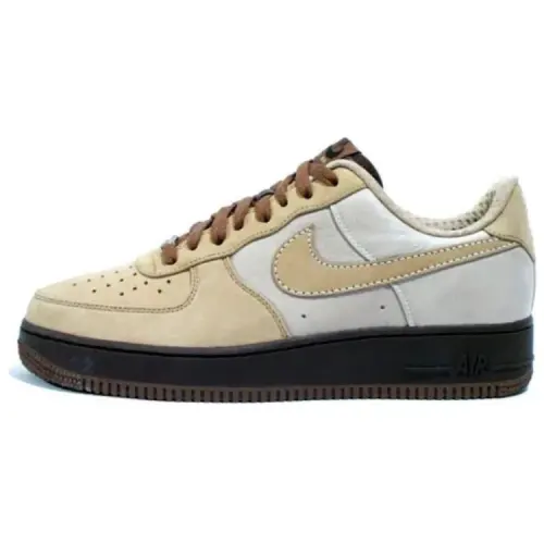 Nike Air Force 1 Premium Slip Resistant Abrasion Resistant Low top Skateboard Shoes Men's Brown