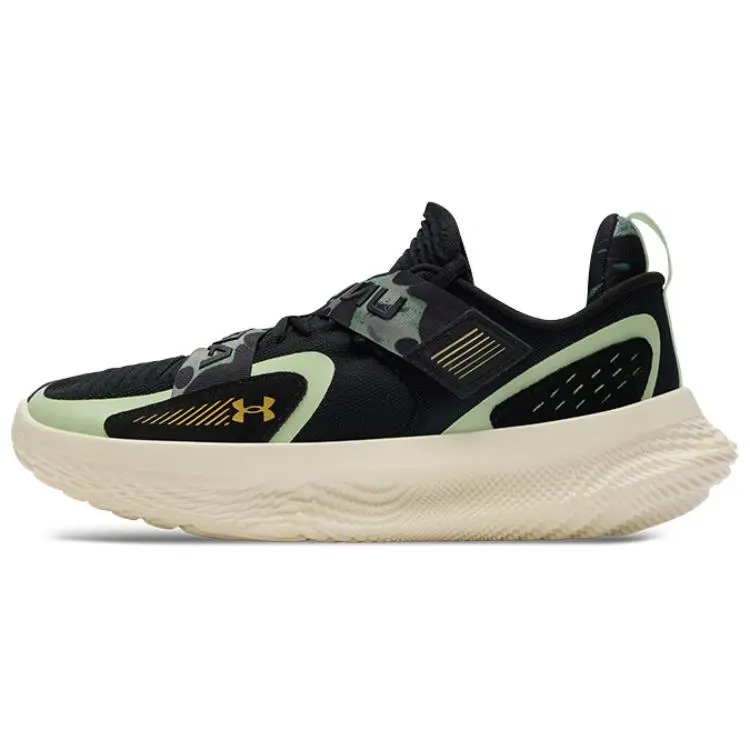 Under Armour Cushioning Slip Resistant Low top Basketball Shoes Unisex Black