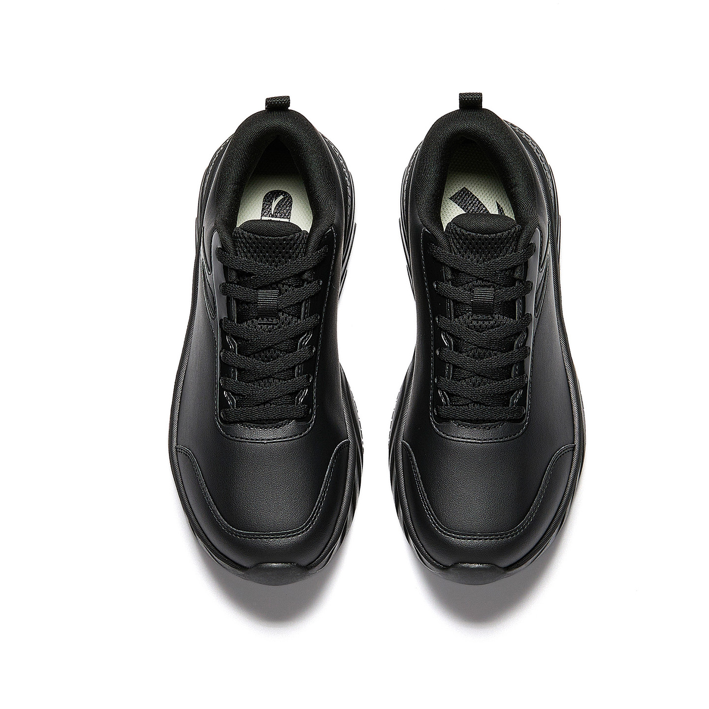 Anta Textile, Synthetic Leather Cushioning, Wear Resistant Low top Training Shoes Women’s Basic Black