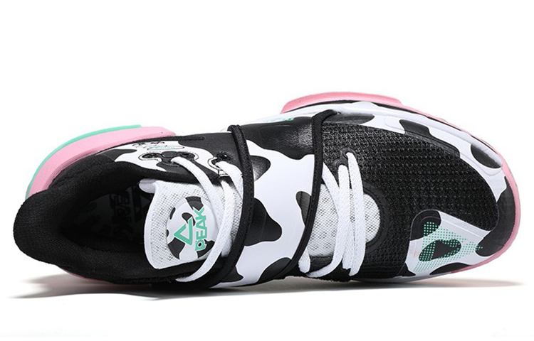 PEAK Flash 2 Generation Slip Resistant Abrasion Resistant Mid top Basketball Shoes Women’s White Black