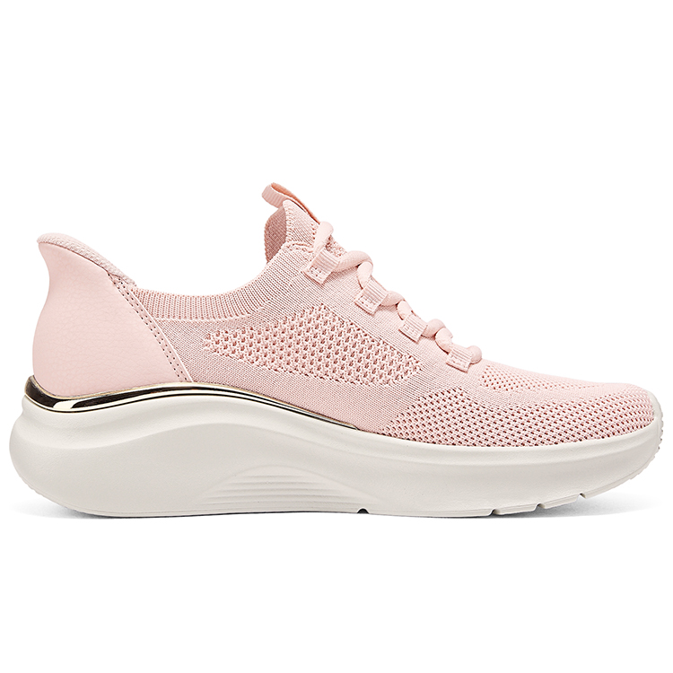 Skechers Bob’s Breathable, Abrasion Resistant, Lightweight Low top Training Shoes Women’s Light Pink