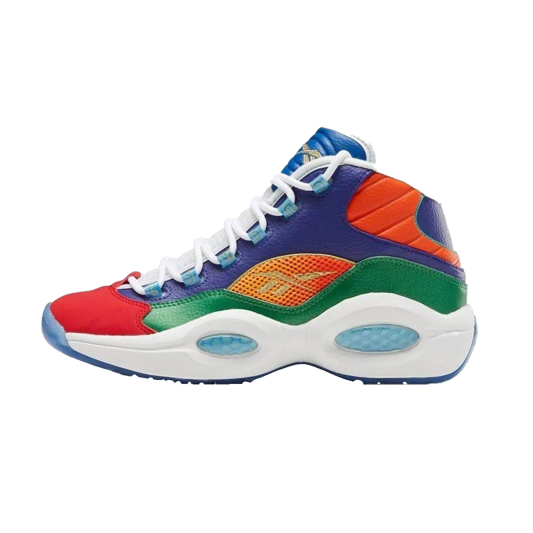 Reebok Question 'Draft Class' Mid top Performance Basketball Shoes Men's Multicolor