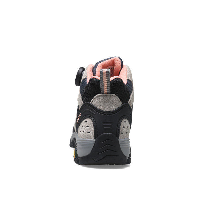 HUMTTO Mountaineering & Hiking Shoes Women’s Mid Top Light Gray/Light Pink