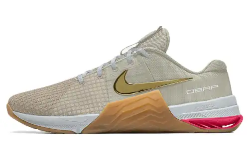 Nike Metcon 8 Slip Resistant Abrasion Resistant Low top Training Shoes Men's Beige