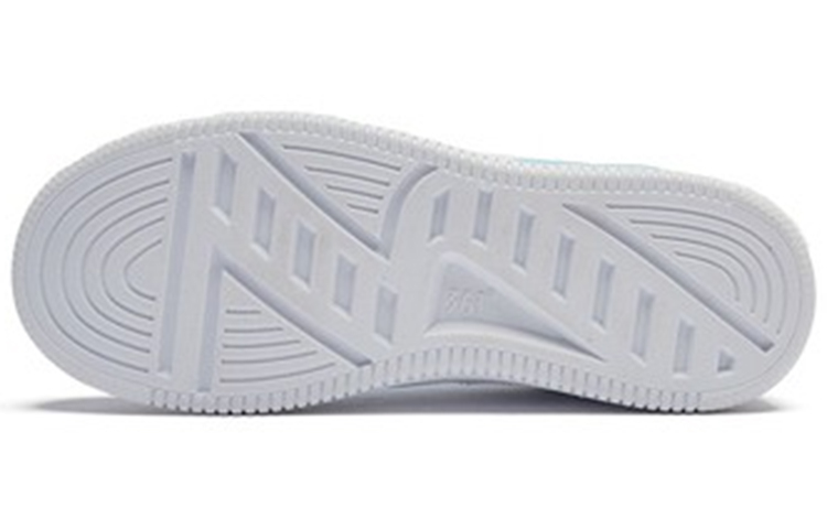 361° Slip Resistant Cushioning Abrasion Resistant Balance Breathable Low top Skateboard Shoes Women's White Blue