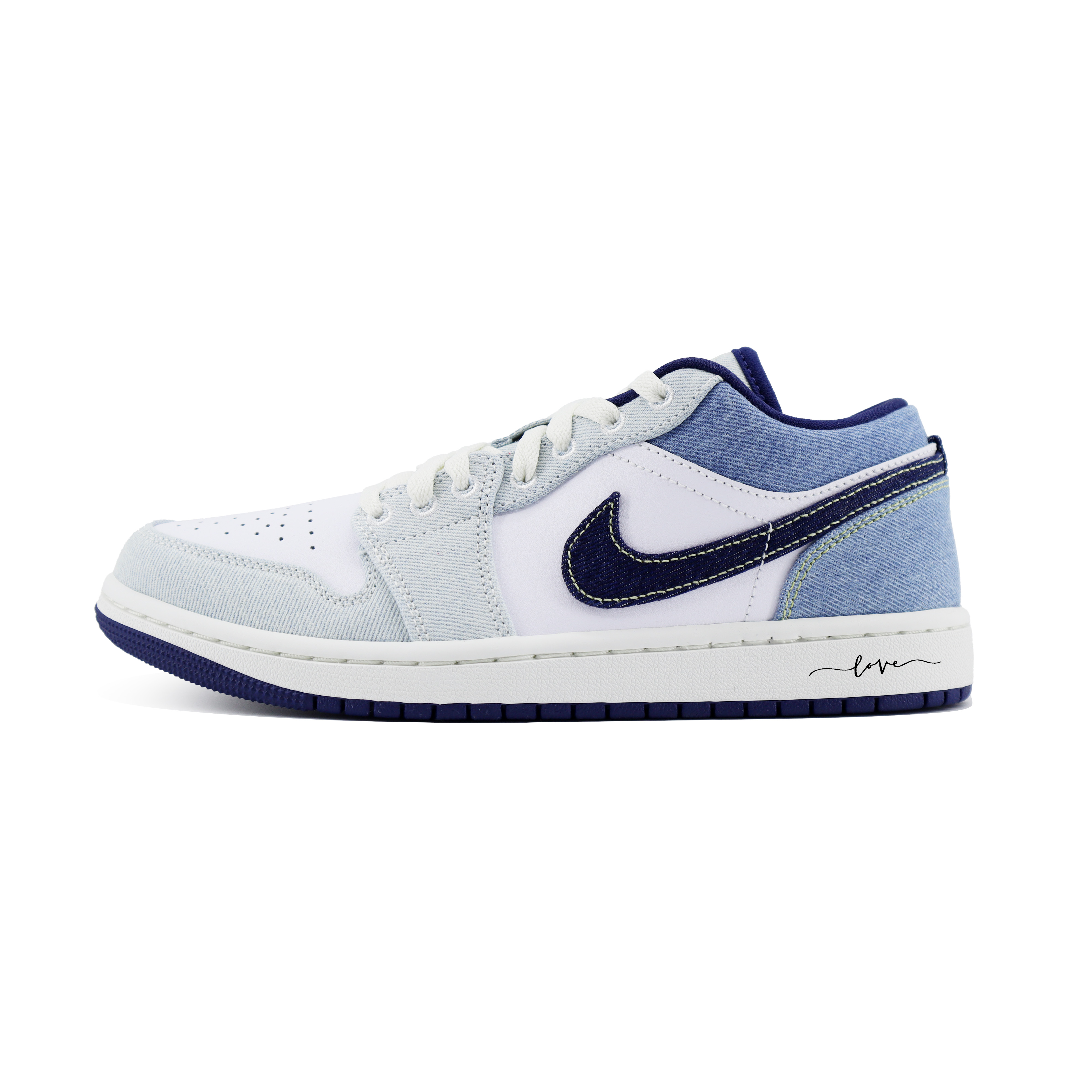Jordan Air Jordan 1 Low SE Denim Abrasion Resistant Slip Resistant Abrasion Resistant Slip Resistant Low top