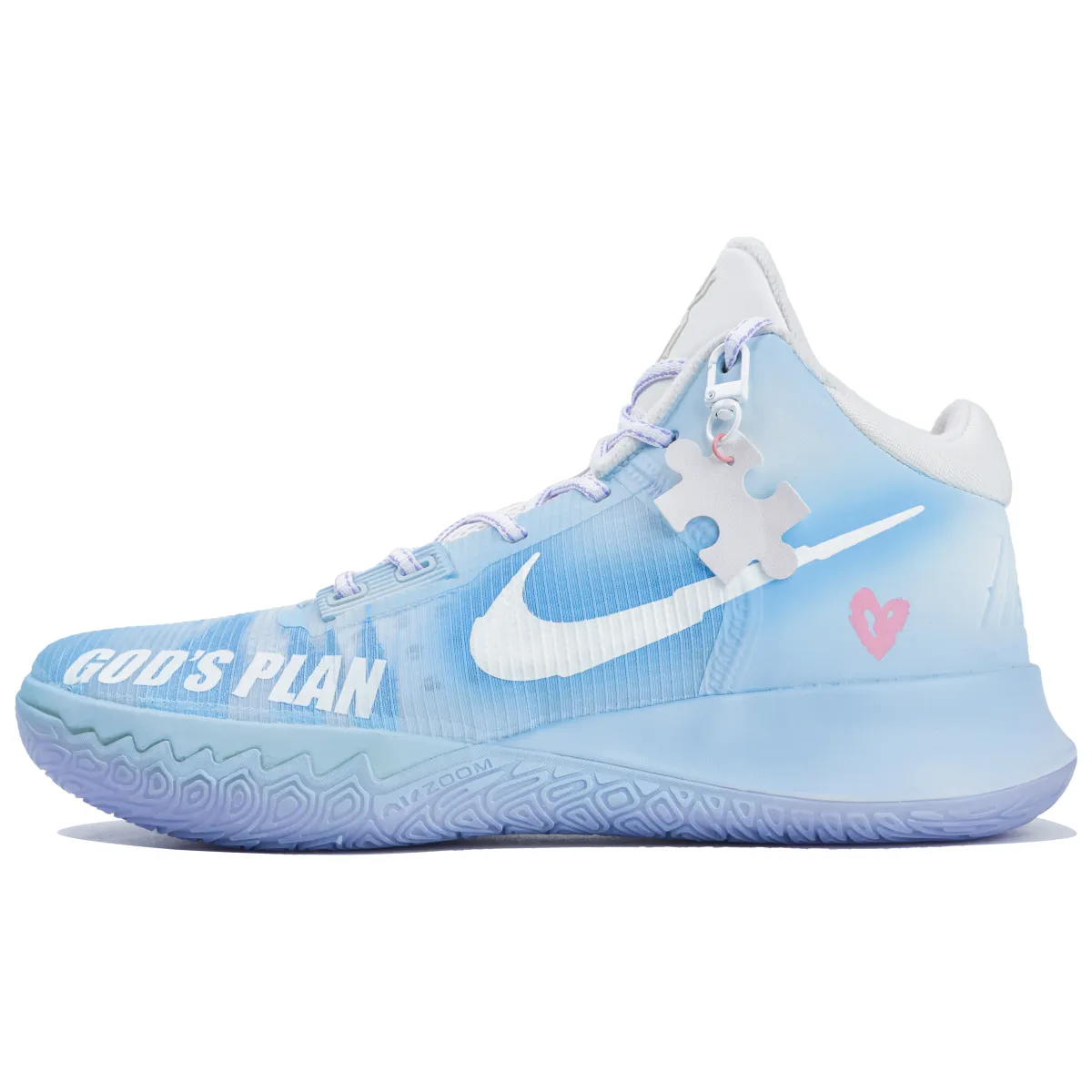 Nike Flytrap 4 Slip Resistant Abrasion Resistant Slip Resistant Abrasion Resistant Mid top Basketball Shoes Men's Blue