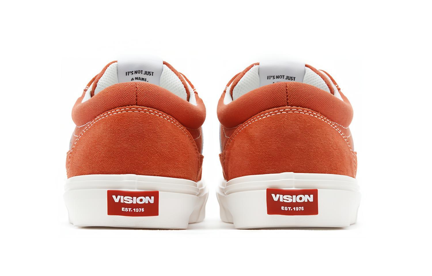 Vision Street Wear Stick Light Low top Skateboard Shoes Unisex Signal Orange