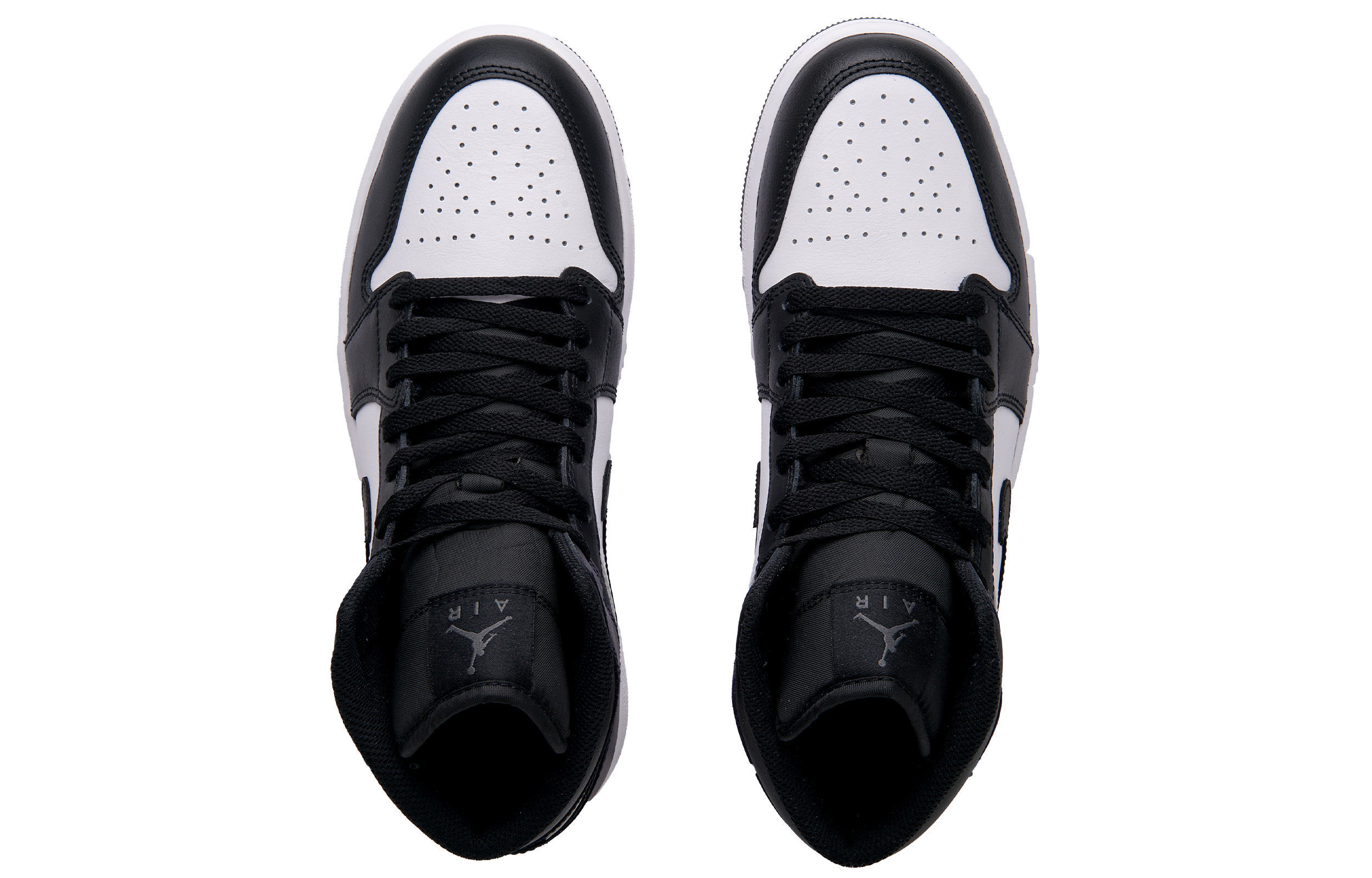 Jordan Air Jordan 1 Abrasion Resistant Mid top Vintage Basketball Shoes Unisex Black Blue Purple